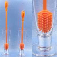 2020 trending FDA products silicone bottle brush cleaner 360 degree deep clean tool